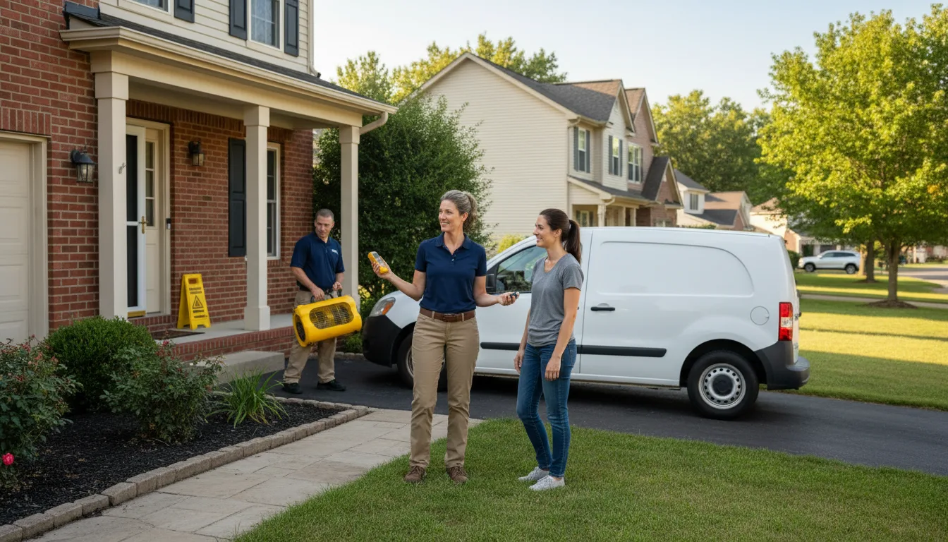 Water restoration image for Home Water Damage Repair in Medway, ME